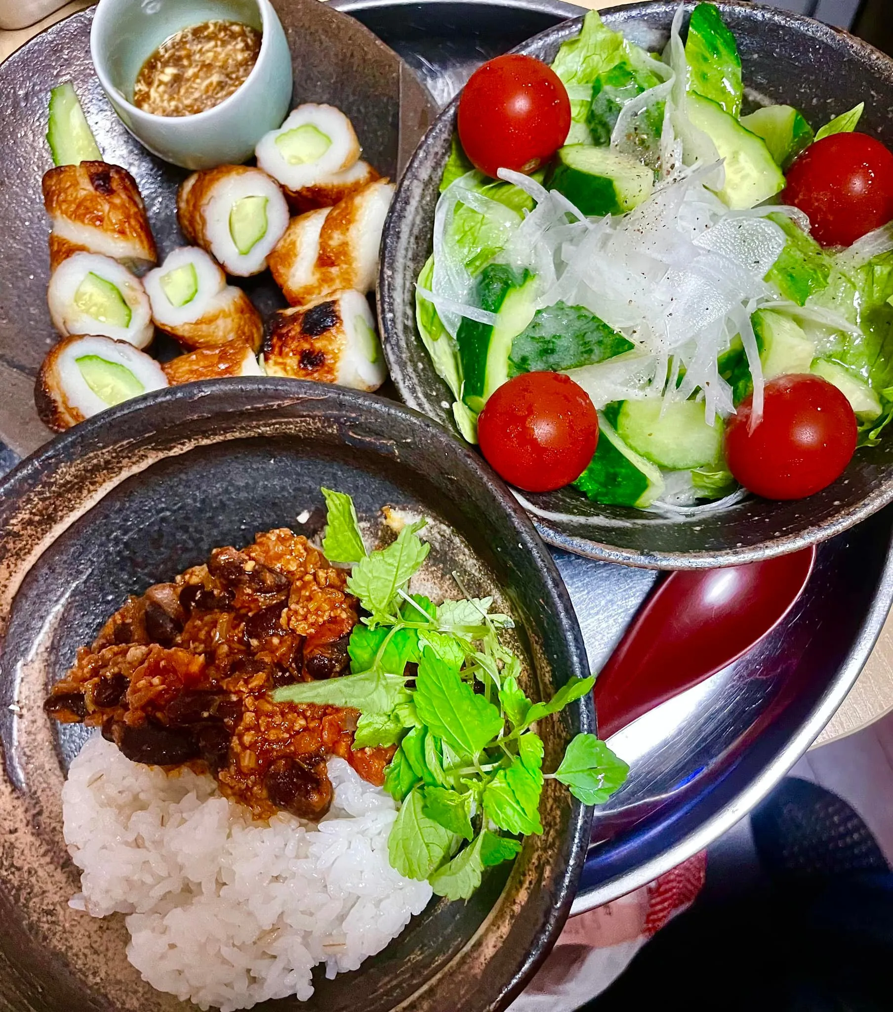 今日の賄い飯🍚🥢ﾁﾘｺﾝｶﾝ味見ﾗｲｽ