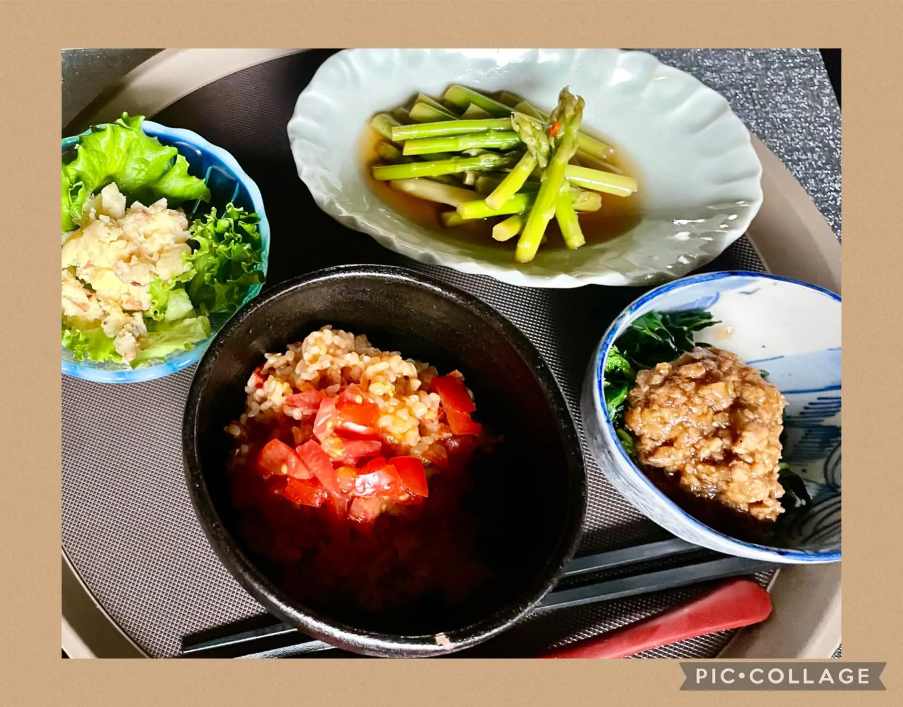 今日の賄い飯🍚🥢＆🍉🍉