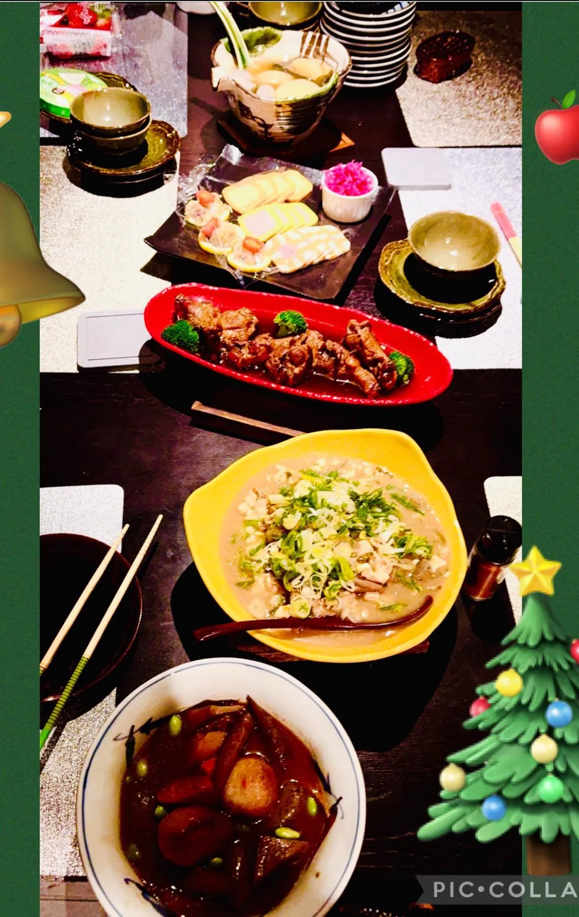 2人のXmas🩵ｽﾊﾟｰｸﾘﾝｸ🥂乾杯