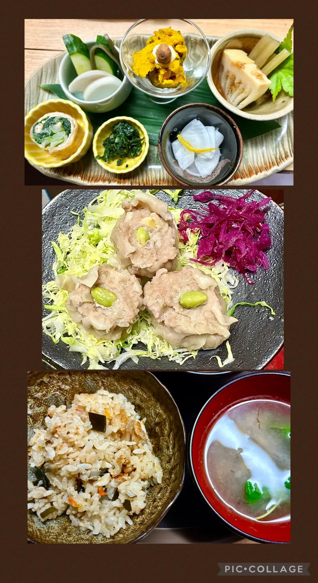 ✴︎鶏ｷﾉｺ牛蒡炊き込み飯lunch🍚🥢