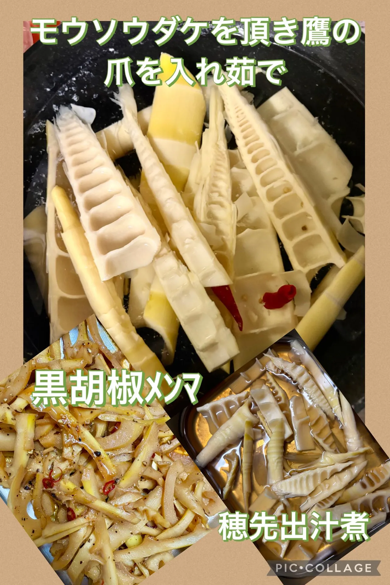 ☆今日の仕込み筍メンマ 出汁煮